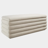 Mezzo Upholstered Performance Velvet Storage Bench
