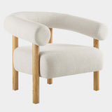 Sable Upholstered Fabric Armchair