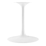 Lippa Oval Artificial Travertine Dining Table