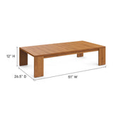 Tahoe 5-Piece Outdoor Patio Acacia Wood Furniture Set