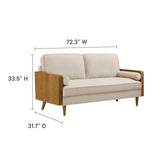 Kellan Performance Velvet Sofa