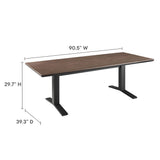 Aeris 9-Piece Outdoor Patio Aluminum Dining Set