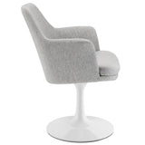 Lippa Swivel Dining Upholstered Armchair