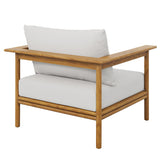Wren Outdoor Patio Teak Wood Armchair Set