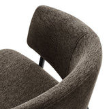 Nella Upholstered Heathered Chenille Dining Chairs Set of 2