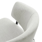 Nella Upholstered Heathered Chenille Dining Chairs Set of 2