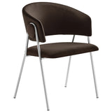 Nella Upholstered Performance Velvet Dining Chair Set of 2