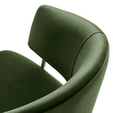 Nella Upholstered Performance Velvet Dining Chair Set of 2
