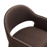 Talia Performance Velvet Dining Armchair