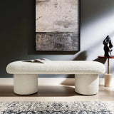 Orla Chenille Upholstered Bench
