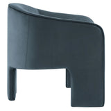 Greer Performance Velvet Upholstered Accent Armchair