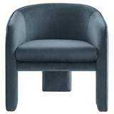 Greer Performance Velvet Upholstered Accent Armchair