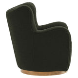 Montrose Wingback Sherpa Swivel Accent Chair