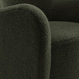 Montrose Wingback Sherpa Swivel Accent Chair