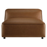 Auren Upholstered Vegan Leather Modular Armless Chair