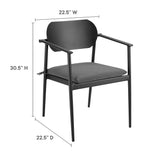 Aeris 9-Piece Outdoor Patio Aluminum Dining Set