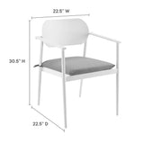 Aeris 9-Piece Outdoor Patio Aluminum Dining Set