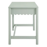 Emmeline 1-Drawer Scallop Writing Desk