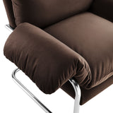 Ansel Performance Velvet Accent Chair