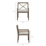 Northlake Outdoor Teak Dining Armchair