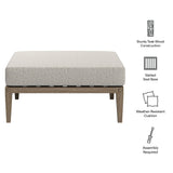 Northlake Outdoor Teak Ottoman