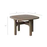 Saratoga 4-Piece Outdoor Teak Wood Furniture Set