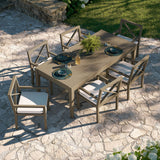 Northlake 9-Piece Outdoor Teak Wood Dining Set