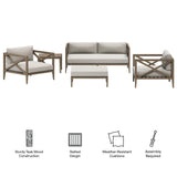 Northlake 5-Piece Outdoor Teak Wood Furniture Set