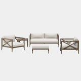Northlake 5-Piece Outdoor Teak Wood Furniture Set