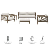 Northlake 5-Piece Outdoor Teak Wood Furniture Set