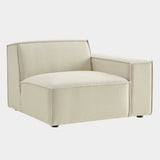 Restore Performance Fabric Upholstered Right-Facing Modular Lounge Chair