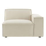 Restore Performance Fabric Upholstered Right-Facing Modular Lounge Chair