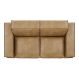 Restore 2-Piece Vegan Leather Modular Loveseat