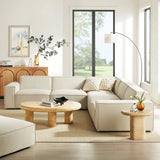 Restore 5-Piece Performance Fabric Upholstered Modular L-Shaped Sofa