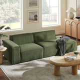Restore 2-Piece Performance Fabric Upholstered Modular Loveseat