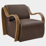 Atrium Vegan Leather Accent Armchair