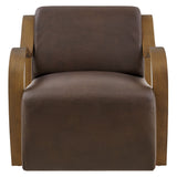 Atrium Vegan Leather Accent Armchair