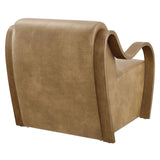 Atrium Vegan Leather Accent Armchair