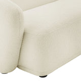 Monica 2 Piece Right Facing Boucle Fabric Modular Sofa with Chaise
