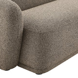 Monica 2 Piece Right Facing Boucle Fabric Modular Sofa with Chaise