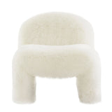Mina Faux Fur Accent Chair