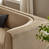 Hilda 86" Curved Back Performance Velvet Sofa