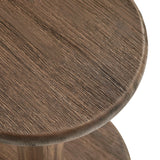 Neo 15 Inch Round Indoor - Outdoor Patio Wood Bar Stools