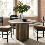 Tori 48 Inch Round Indoor and Outdoor Dining Table