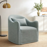 Bardot Slipcovered Striped Accent Chair