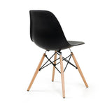 EM Eiffel Molded Plastic Chair (Natural Base)