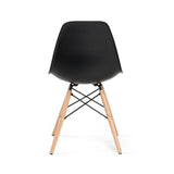 EM Eiffel Molded Plastic Chair (Natural Base)