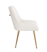 HeYe Modern Leather Dining Chair