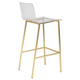 Sasha Stool Gold Acrylic Chole (LOCAL PICKUP ONLY)