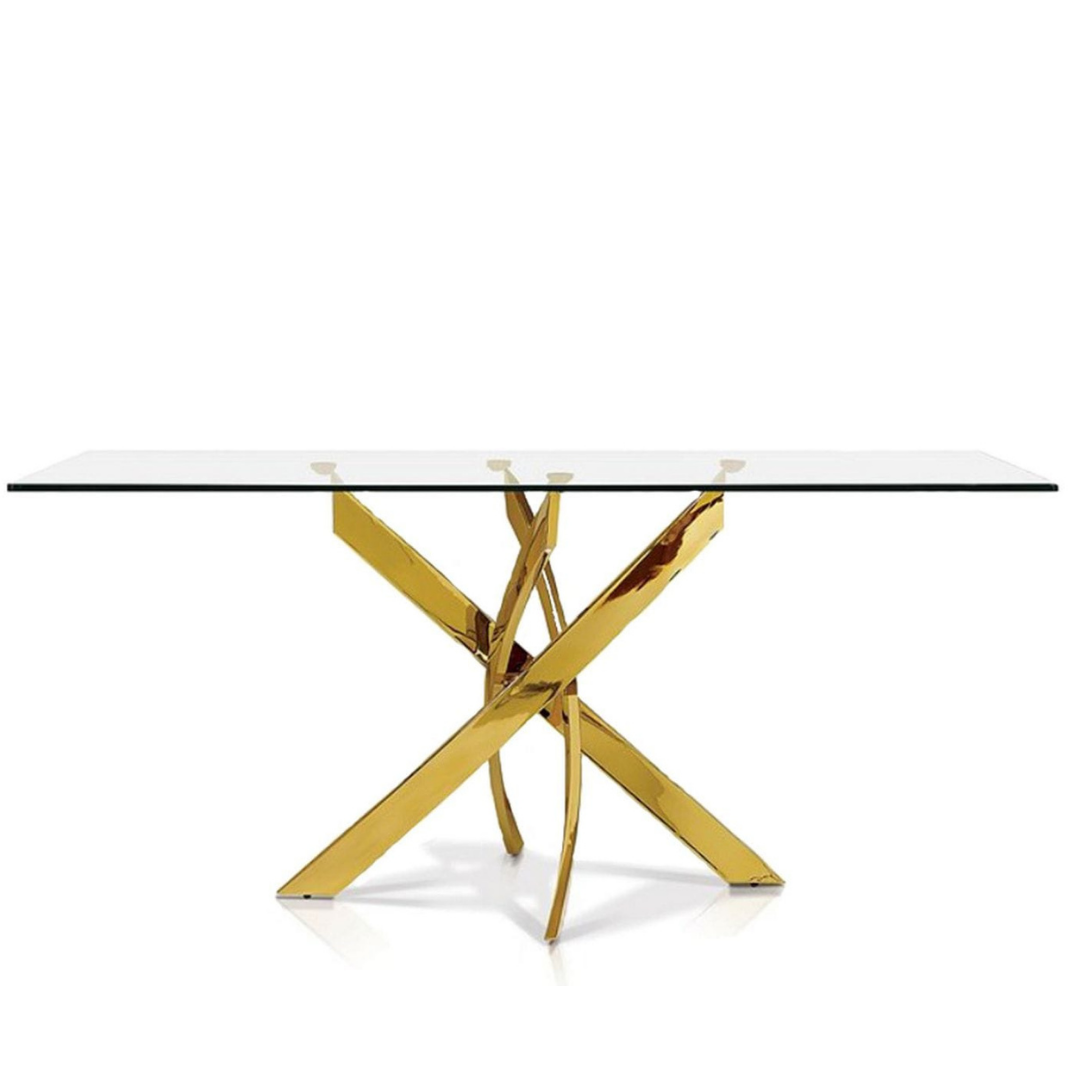 Glass Star Table (Rectangle) gold